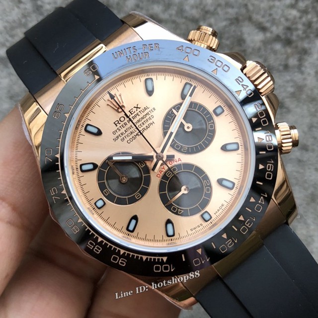 劳力士男士手表 Rolex迪通拿新品 灰白金迪 全玫瑰金迪 黄金迪 绿金迪计时腕表 gjs3232